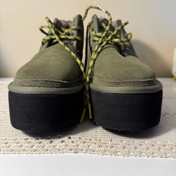 Ugg, Neumel Heritage Platform, 1130604, Green & Black Size 8 - Picture 7 of 12